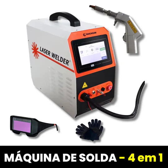 PROMOÇÃO Máquina de Solda e Corte a Laser Portátil Multiprocesso 150A BIVOLT