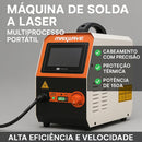 PROMOÇÃO Máquina de Solda e Corte a Laser Portátil Multiprocesso 250A